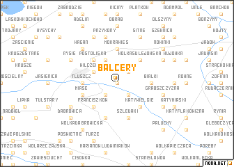 map of Balcery