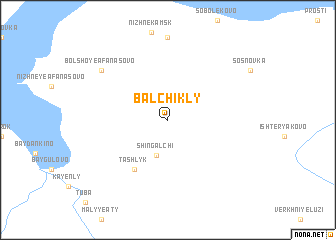 map of Balchikly