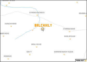 map of Balchikly