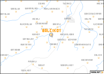 map of Balcıköy