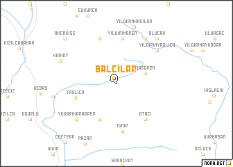 map of Balcılar