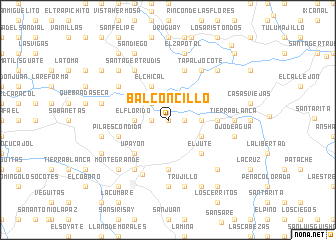 map of Balconcillo