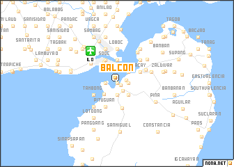 map of Balcon