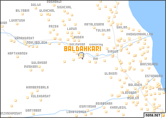 map of Bāldah Karī