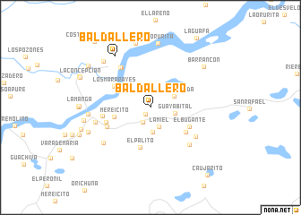 map of Baldallero