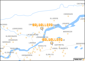 map of Baldallero