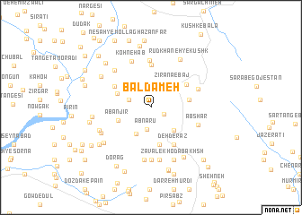 map of Bāldameh