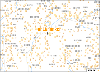 map of Balda Nakka