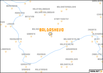 map of Baldashëvo