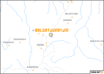 map of Baldat Jurayjin