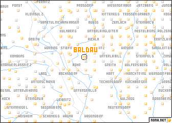 map of Baldau