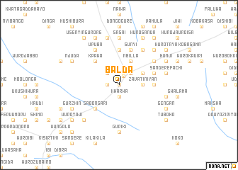 map of Balda