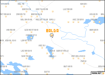 map of Balda