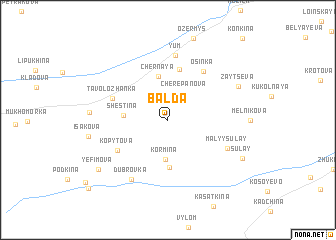 map of (( Balda ))