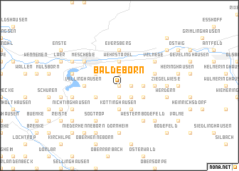 map of Baldeborn