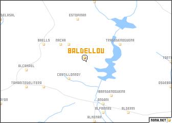 map of Baldellou