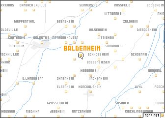 map of Baldenheim