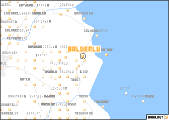 map of Bālderlū