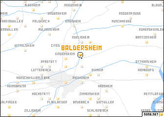 map of Baldersheim