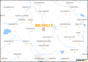 map of Bald Hills