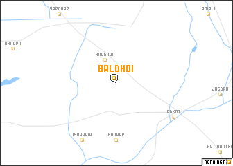map of Bāldhoi