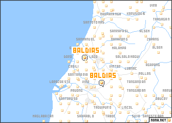 map of Baldias