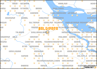 map of Baldipāra