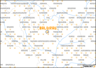 map of Baldirau