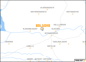 map of Baldomá