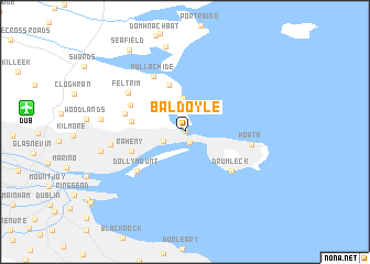 map of Baldoyle