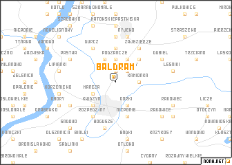 map of Baldram