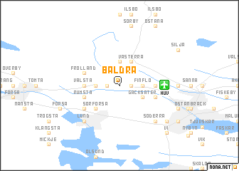 map of Baldra