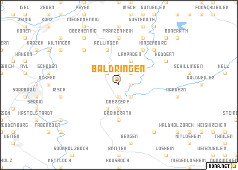 map of Baldringen