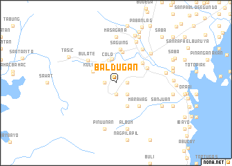 map of Baldugan