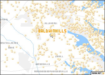 map of Baldwin Hills
