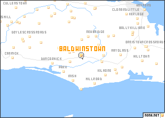 map of Baldwinstown