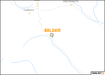 map of Baldwin