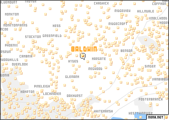 map of Baldwin