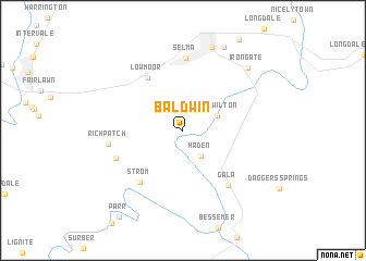 map of Baldwin