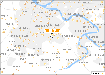 map of Baldwin