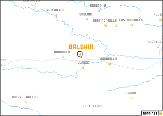 map of Baldwin