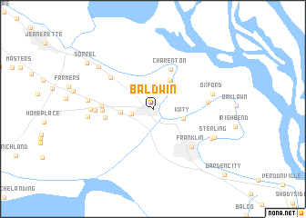 map of Baldwin