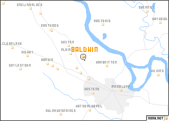 map of Baldwin