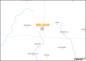 map of Baldwin