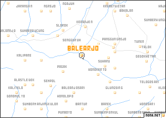 map of Balearjo