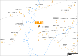 map of Baléa