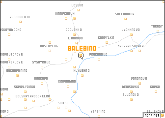 map of Balebino