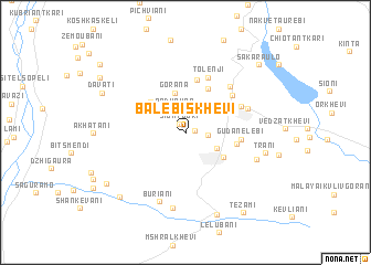 map of Balebiskhevi