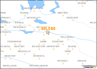 map of Balebo