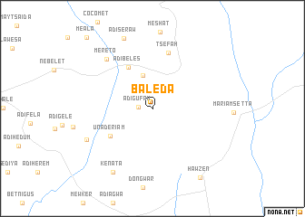 map of Balēda